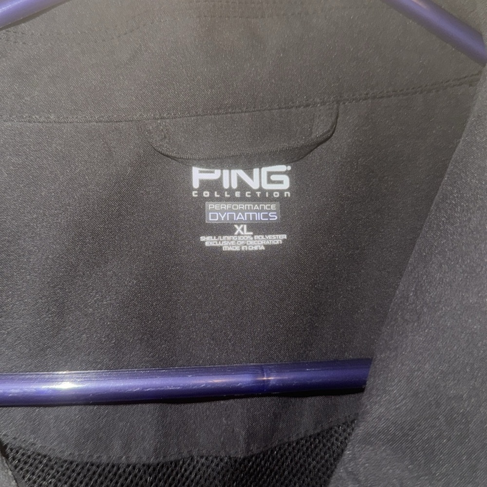 Ping Black Performance Dynamics Golf Jacket Xl - image 2